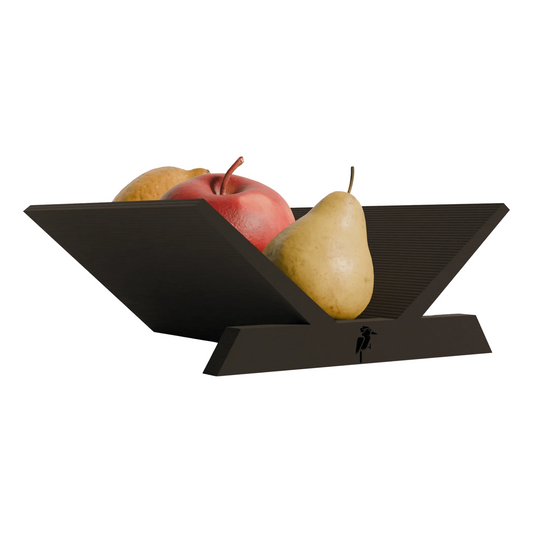 Merano design fruit bowl black edition